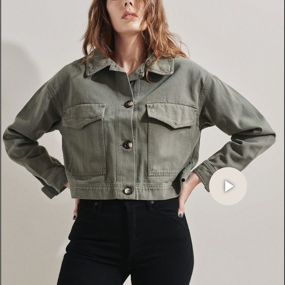 rita row Jackets & Blazers - The Rita Row Edda khaki jacket army green size small